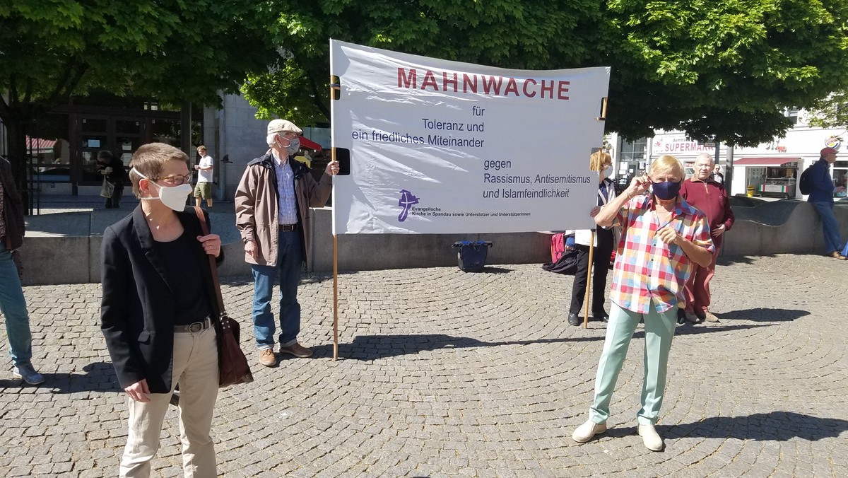 Mahnwache für Toleranz und ein friedliches Miteinander