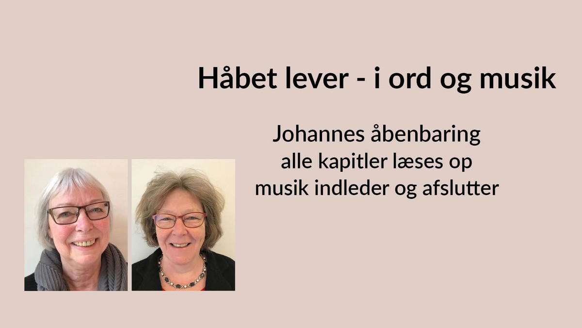 Onsdagsfællesskabet: Håbet lever - i ord og musik