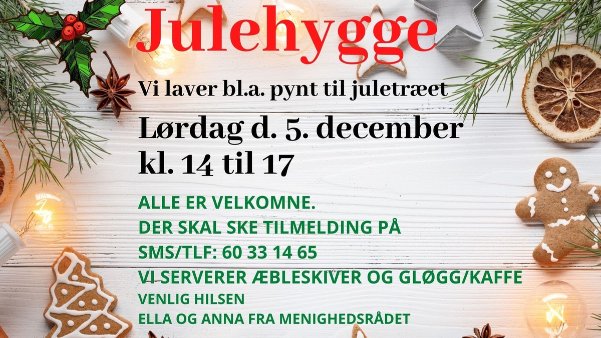 Julehygge - Tilmelding er nødvendig