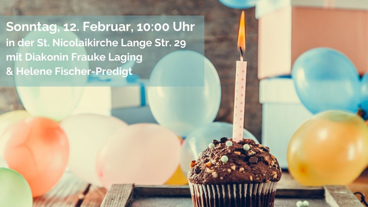Geburtstagsgottesdienst ... mit Helene Fischer-Predigt