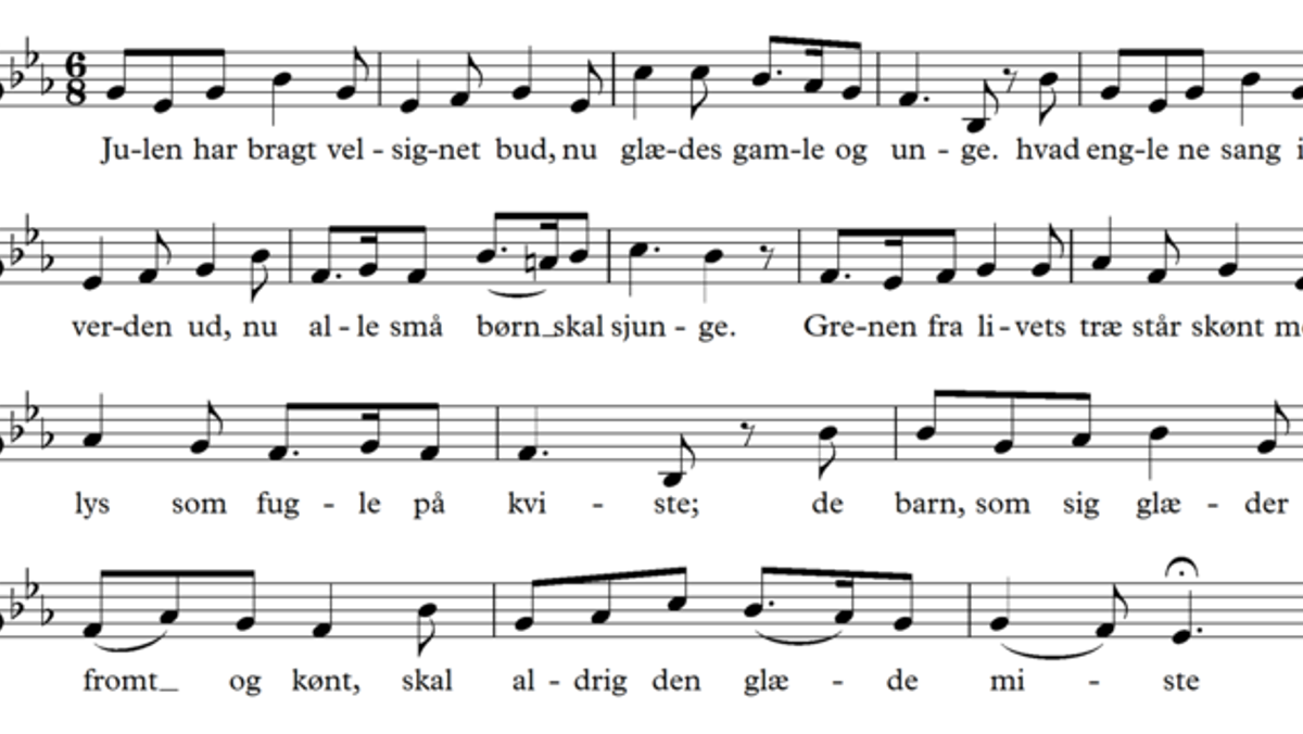 Eftermiddagsmøde - Julens sange