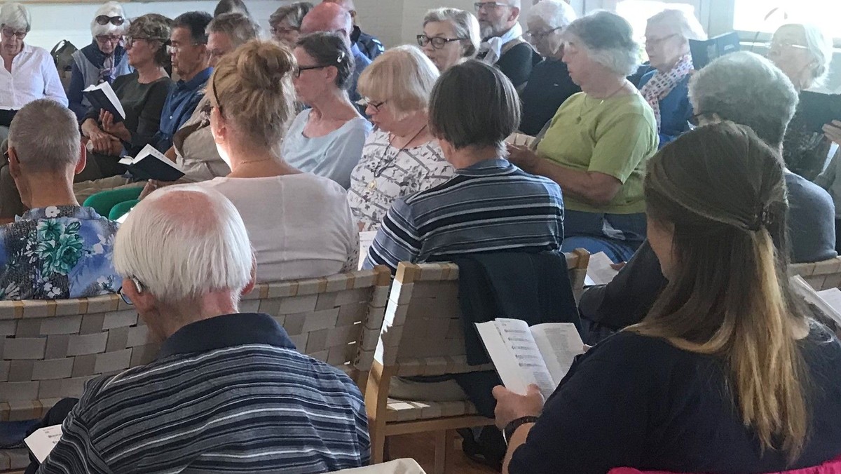 Fællessang i Sthens Kirke