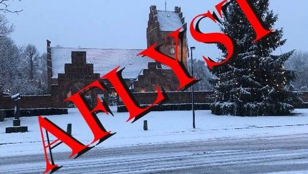 AFLYST Juletræstænding