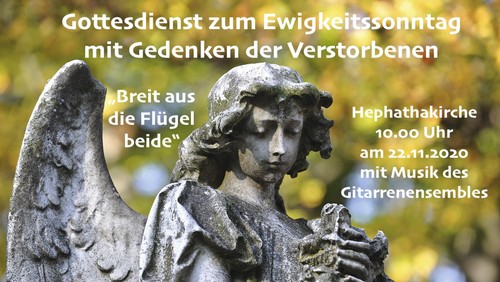 Gottesdienst zum Ewigkeitssonntag mit Gedenken der Verstorbenen