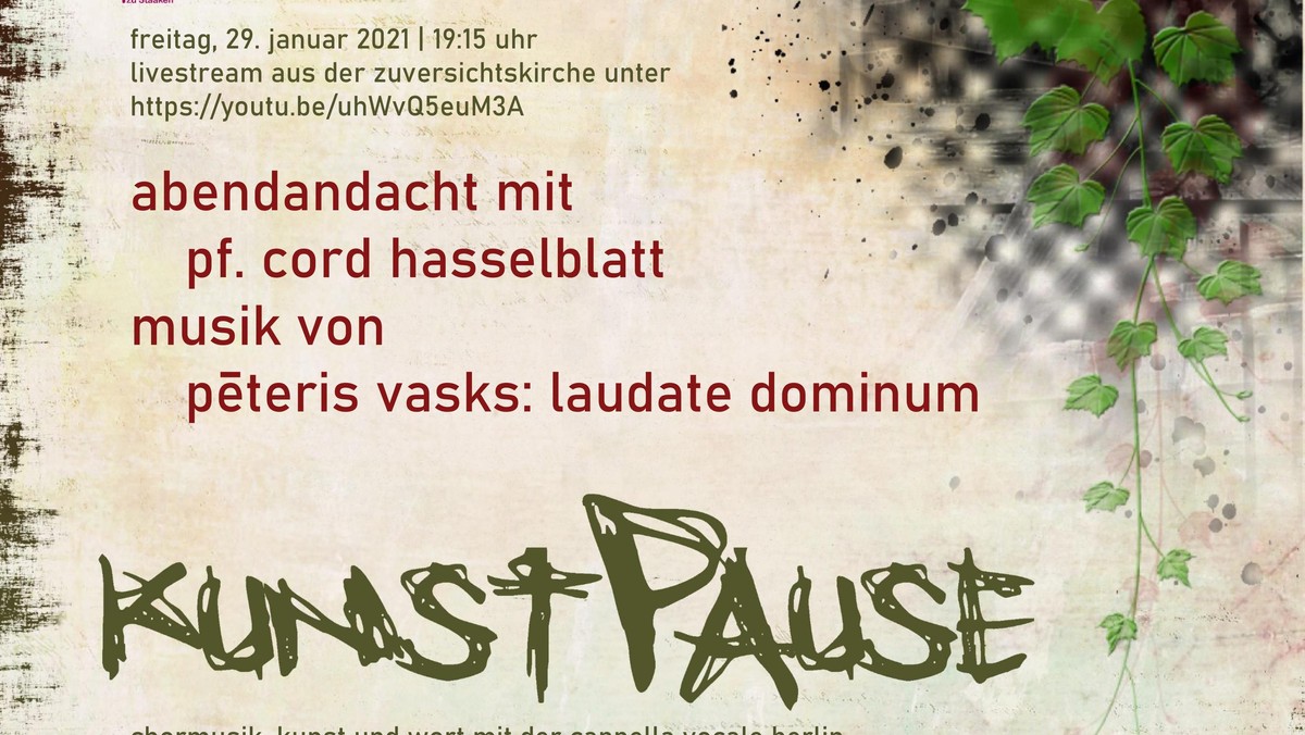 Abendandacht mit Pf. Cord Hasselblatt