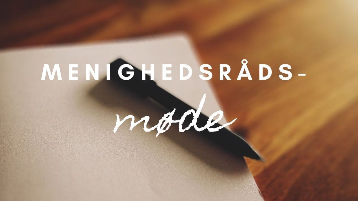 Menighedsrådsmøde
