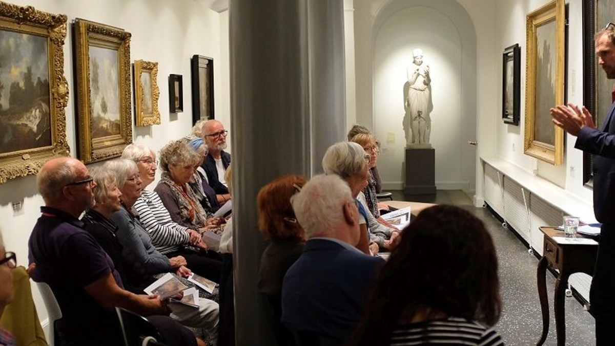 Præstetanker på Nivågaards malerisamling m. provst Hans-Henrik Nissen