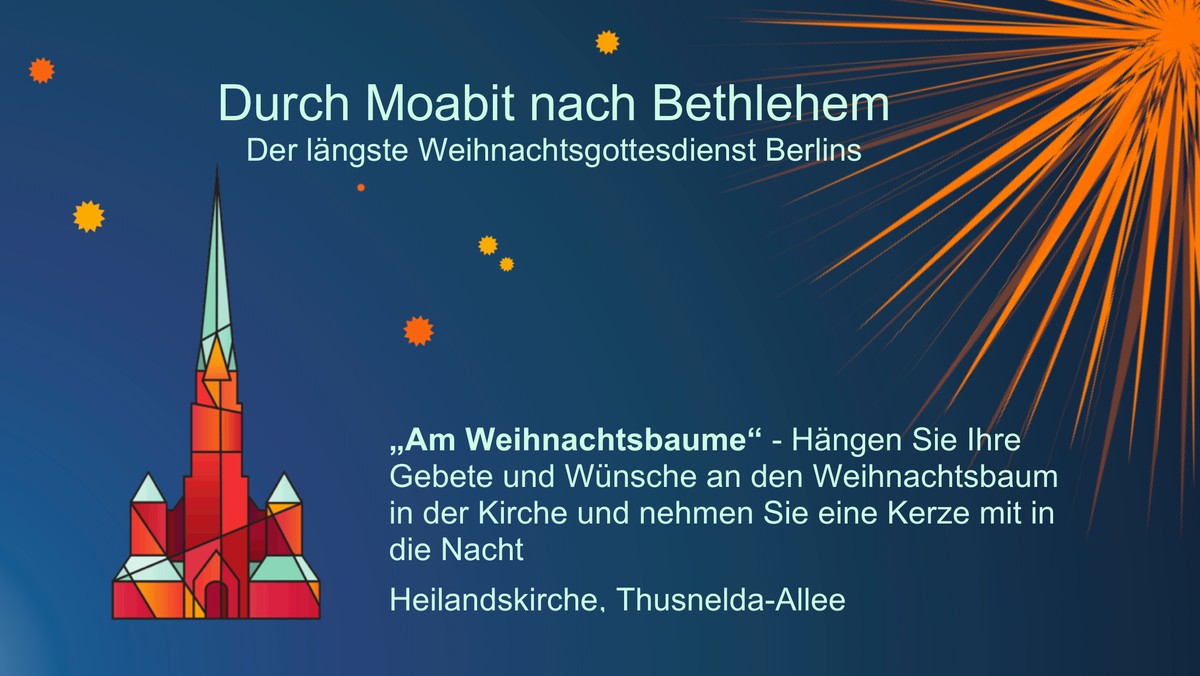 Durch Moabit nach Bethlehem - Der längste Weihnachtsgottesdienst Berlins