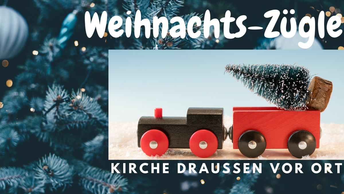 Weihnachtszügle - Kirche draussen vor Ort - Nussdorf
