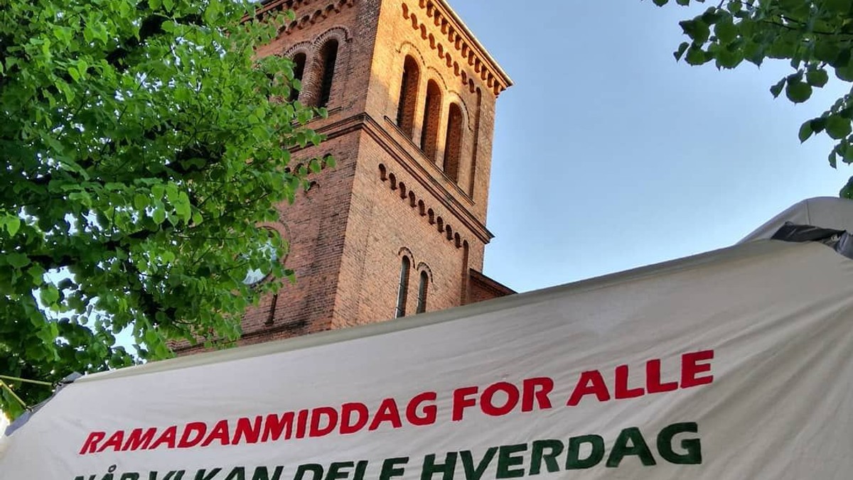 Ramadanmiddag på pladsen