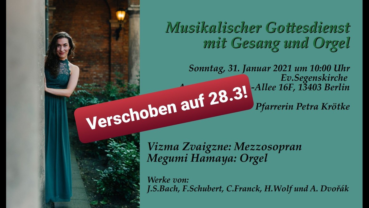 Musikalischer Gottesdienst mit Gesang und Orgel