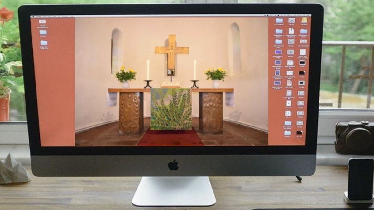 Zoom-Gottesdienst aus der Dorfkirche Schönefeld