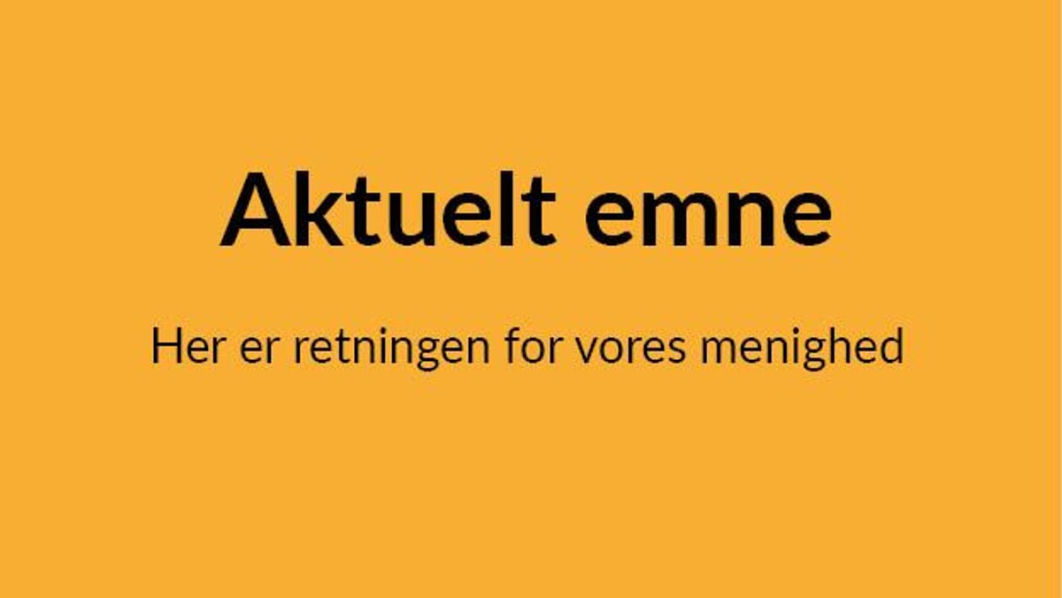 Onsdagsfællesskabet: Håb i prøvelser og modgang - Streames