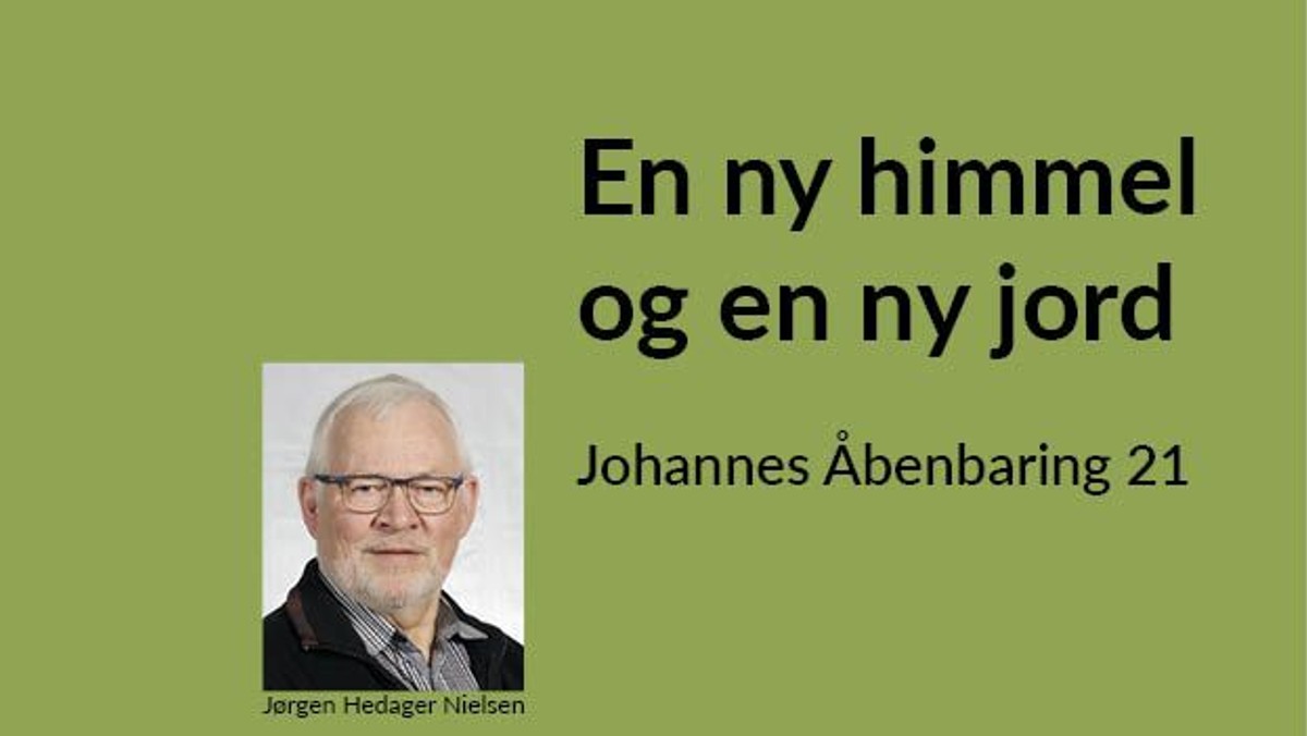 Onsdagsfællesskabet: En ny himmel og en ny jord