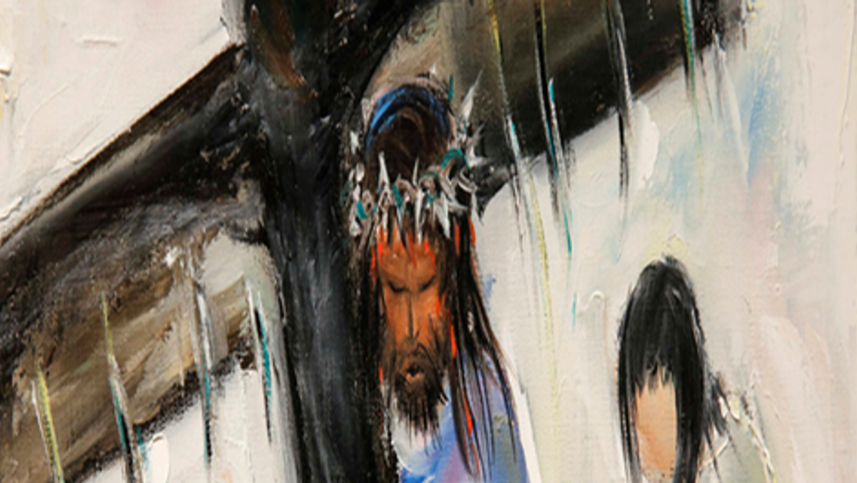 Stations of the Cross in the Garden