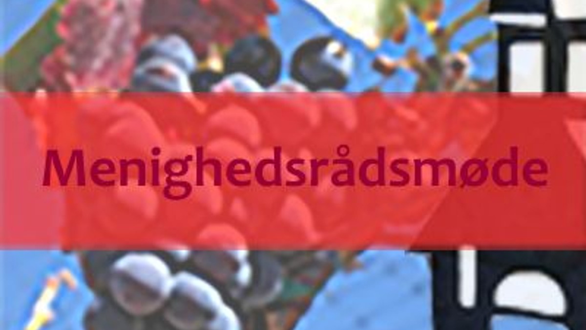 Menighedsrådsmøde