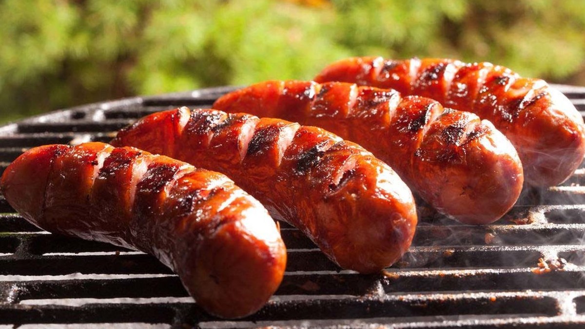 Grillfest i ungdomscaféen