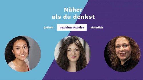 Gesprächsabend #beziehungsweise: jüdisch und christlich mit Adina Schuster, Linda Rachel Sabiers und Dalia Grinfeld