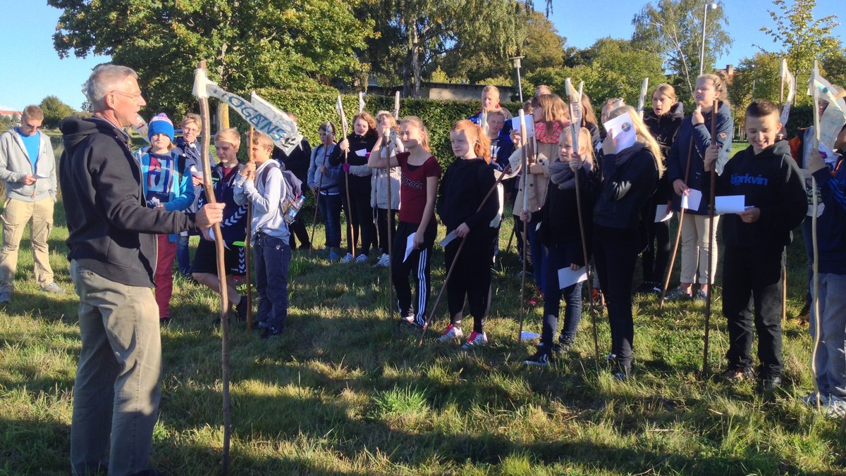 Pilgrimsvandring med konfirmanderne