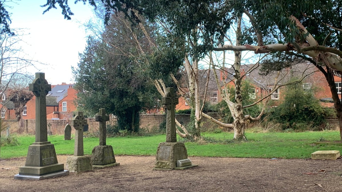Midday Prayers in the churchyard
