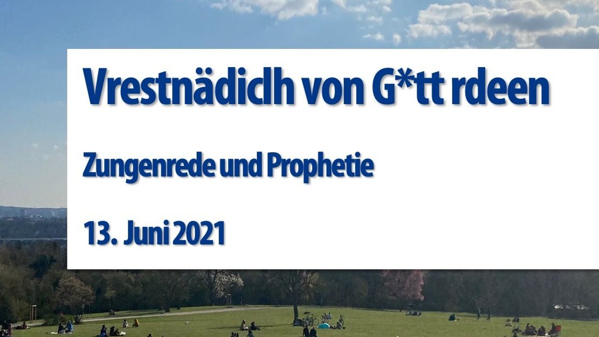 Gottesdienst mit Abendmahl - Vrestnädiclh von G*tt rdeen
