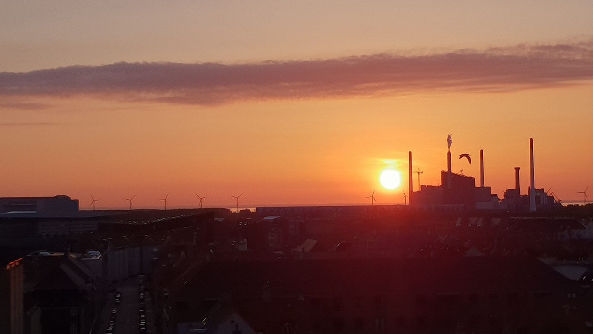 Morgentjeneste ved solopgang
