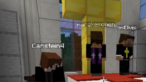 Minecraft-Pfingstgottesdienst