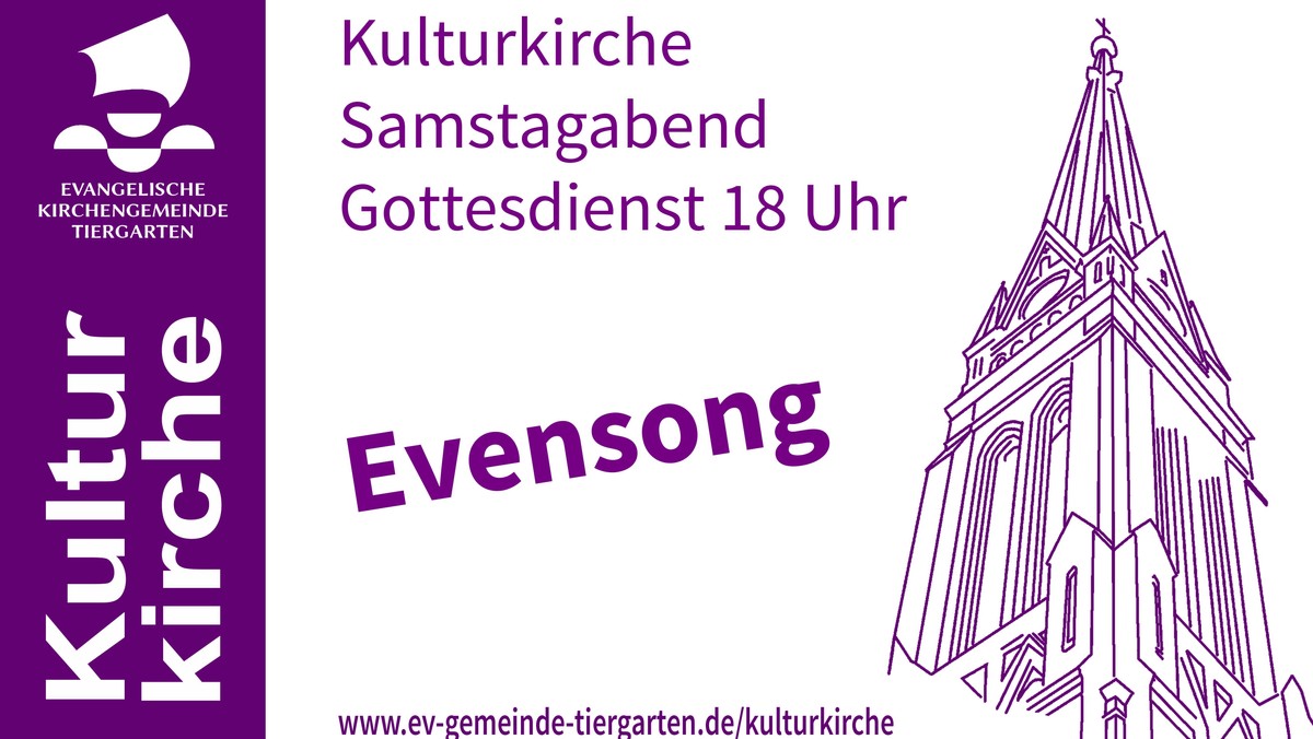 Friedensgebet im Gottesdienst Kulturkirche EVENSONG („Musik zum Sehen & Hören“)