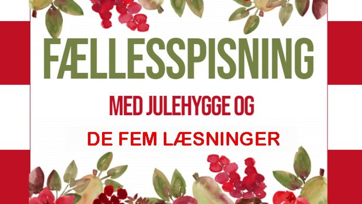 Decemberhygge og De fem læsninger ved Pernille Vinge Karlsson