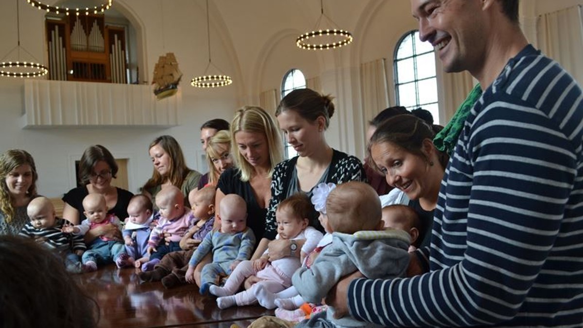 Gudstjeneste babysalmesang