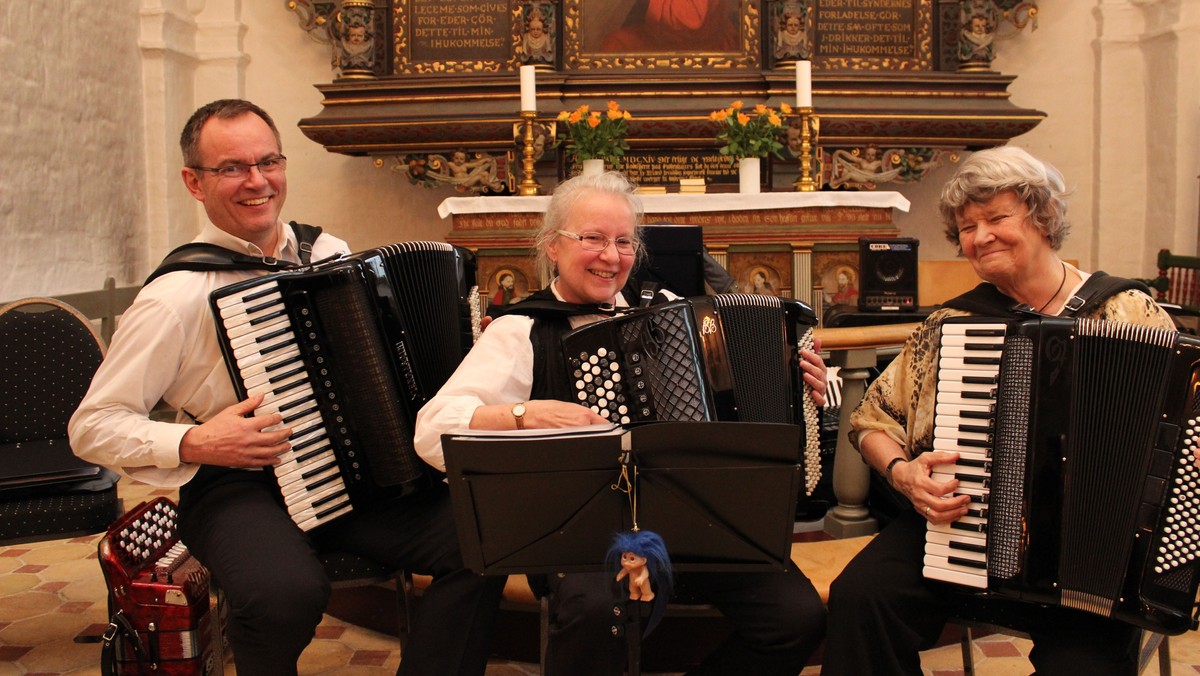 Koncert ved Vestegnens Harmonikaklub - I Glostrup Kirke kl. 19.30