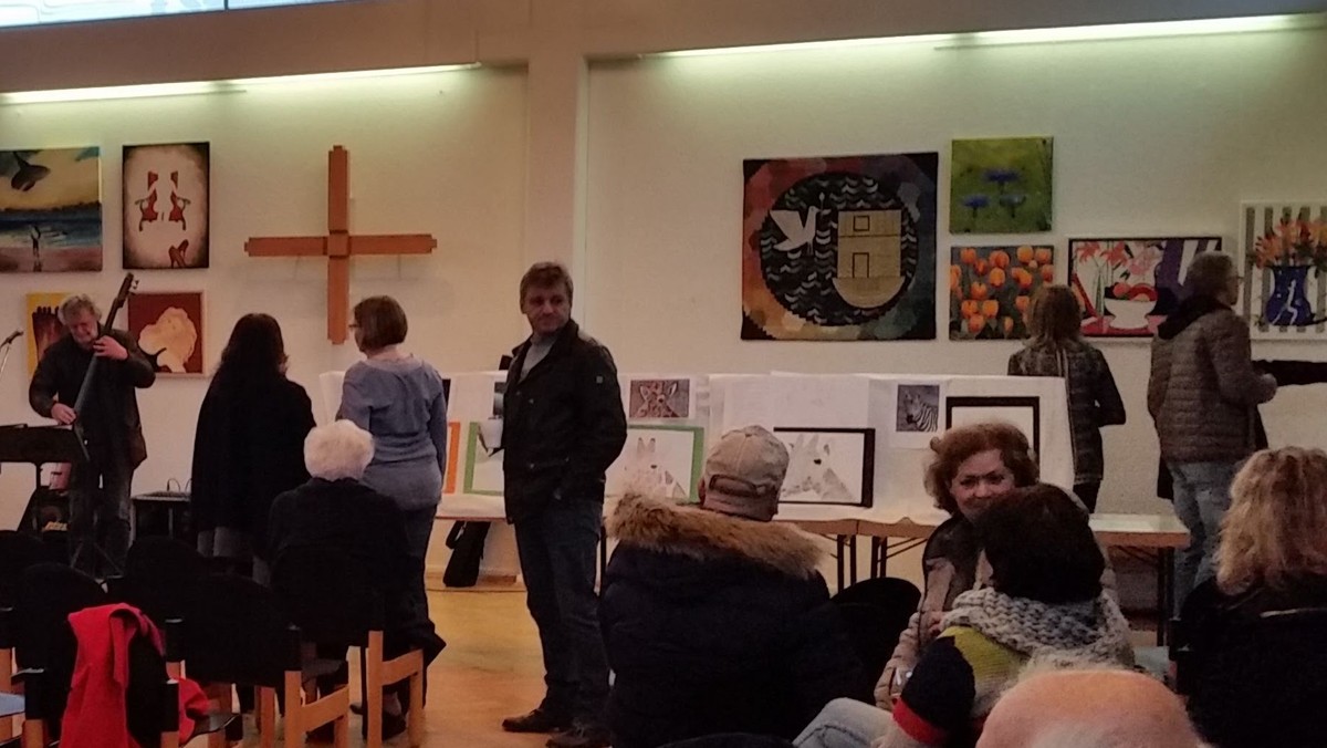 Ausstellung Malschule mit Konzert