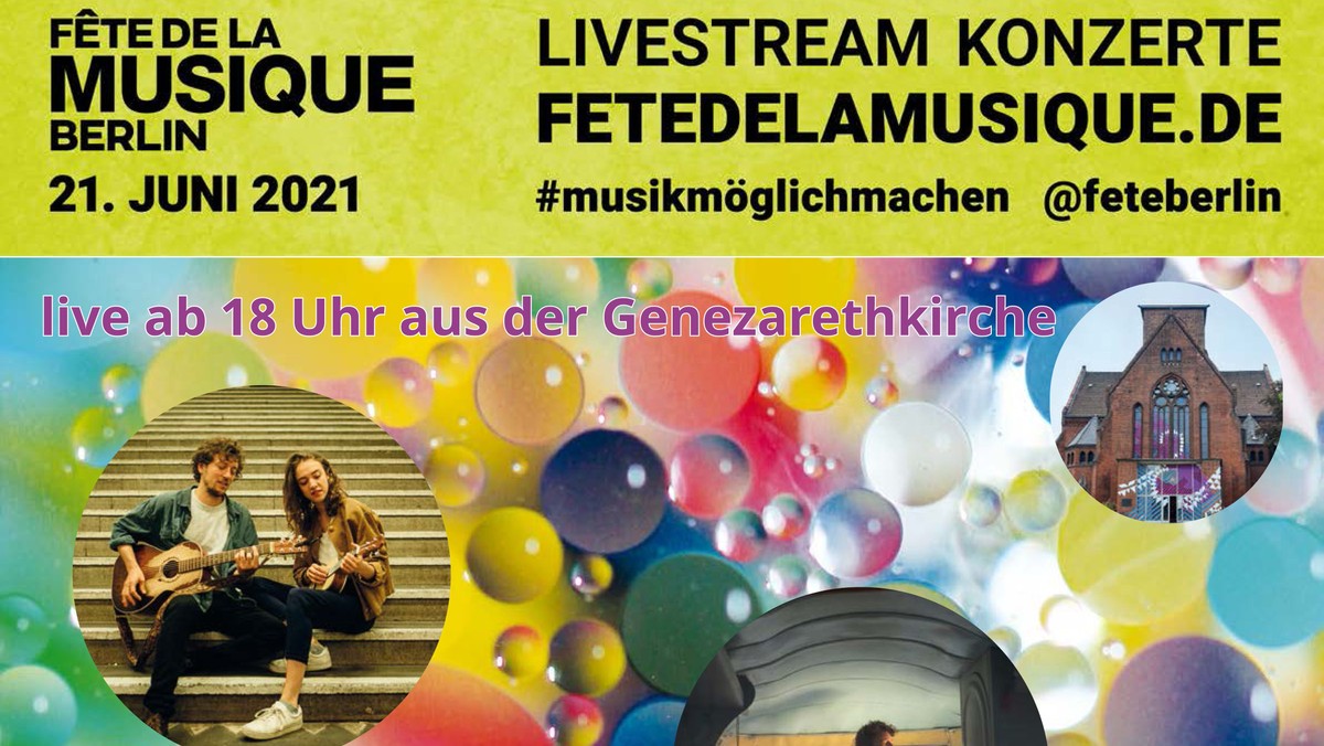 Fête de la Musique in Genezareth - per Livestream