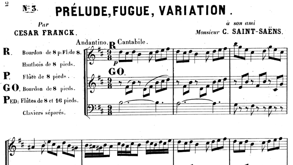 César Franck samlede orgelværk. Del I
