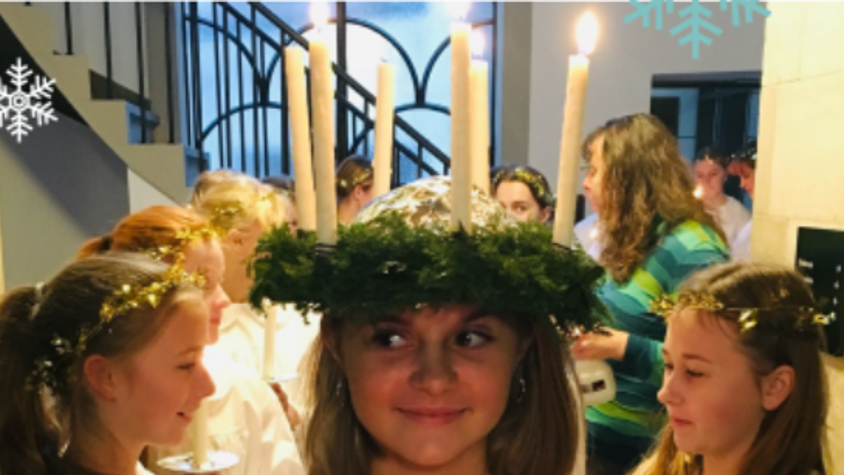 Luciagudstjeneste med efterfølgende afskedsreception for organist John Wedell Horsner