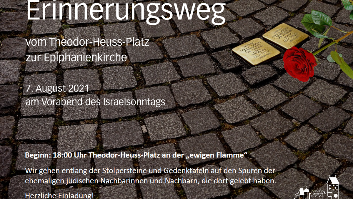 "Sie waren unsere Nachbarn": Erinnerungsweg auf den Spuren jüdischer Nachbarn der Epiphanienkirche
