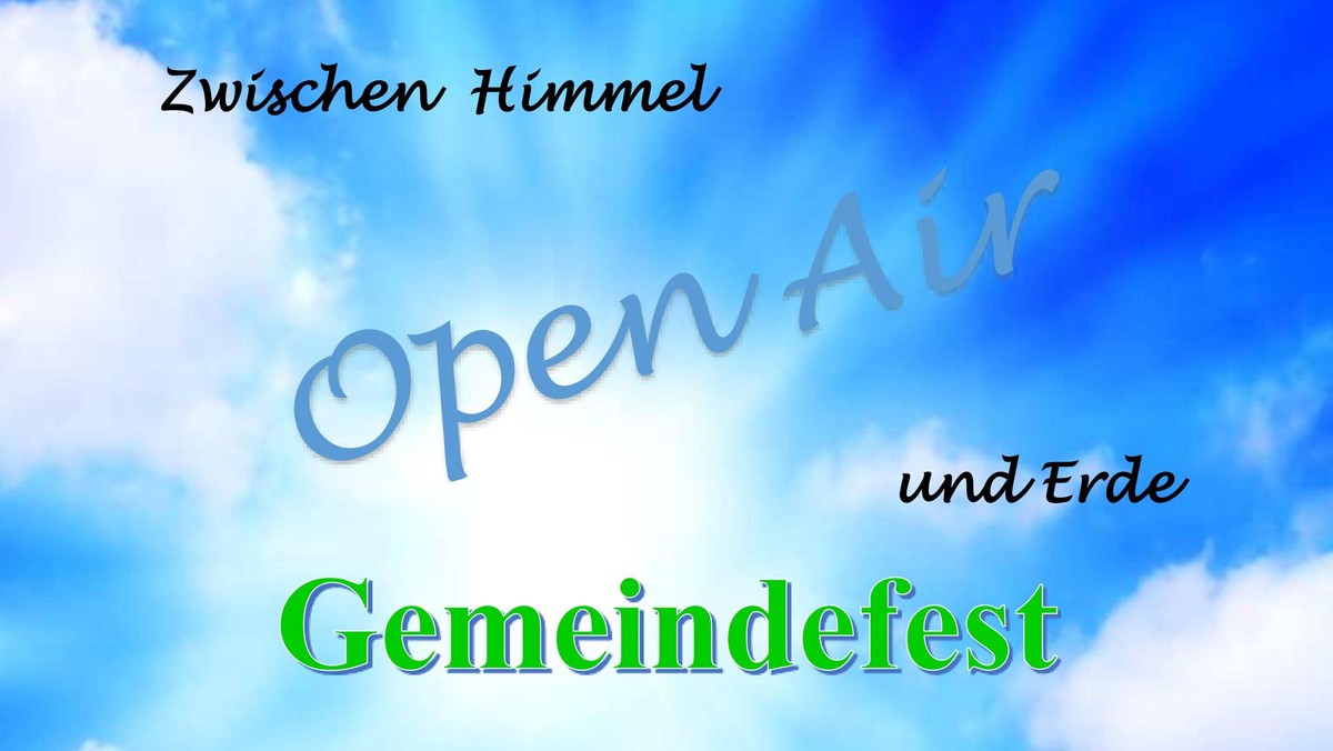 Familiengottesdienst der Kirchengemeinde Alt-Wittenau und Gemeindefest: "Zwischen Himmel und Erde"