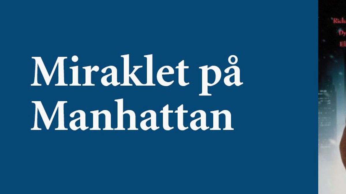 Filmcafé med filmen Miraklet på Manhattan