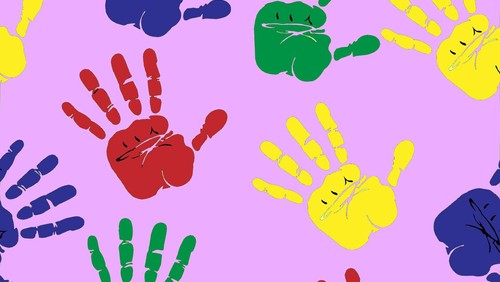 Drucken ohne Druck - Workshop für Kinder auf dem Apfelsinenplatz