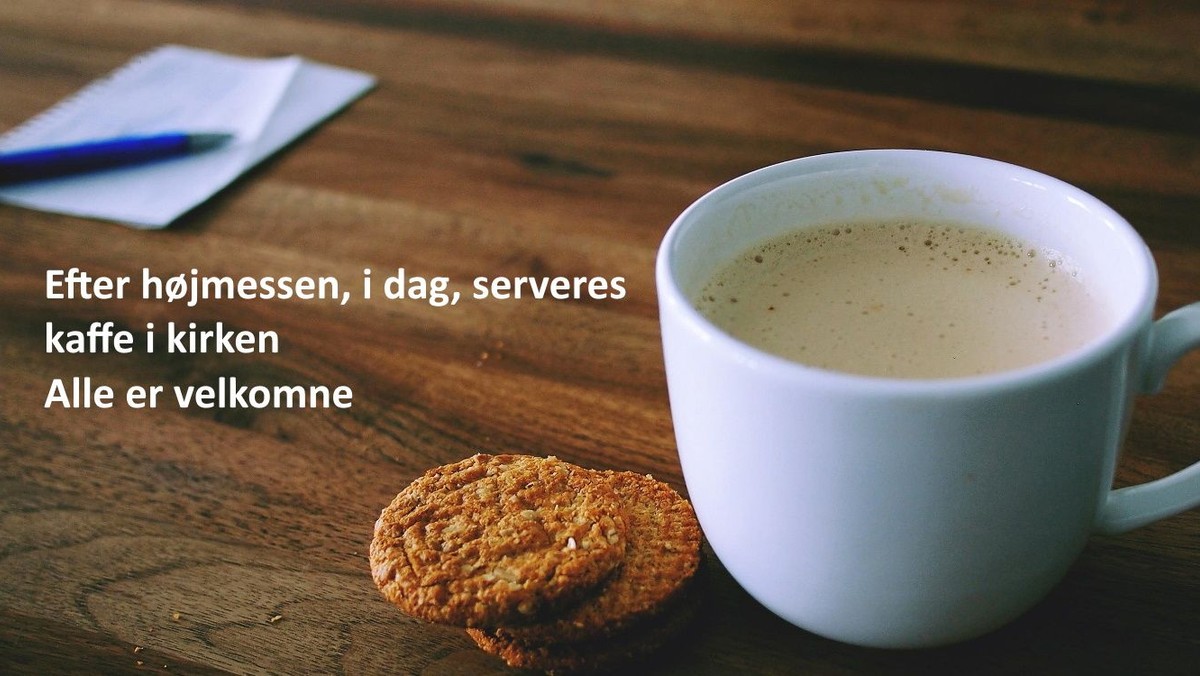 Højmesse i Sct. Catharinæ Kirke - Efterfølgende kaffe i kirken
