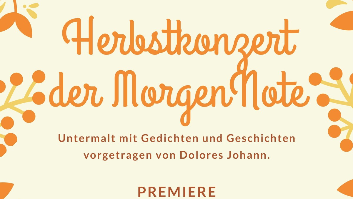 Herbstkonzert der MorgenNote – online-