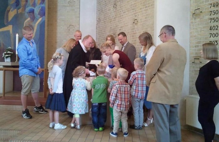 Dåb i Hyltebjerg Kirke