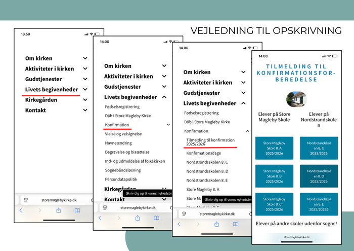 Vejledning til opskrivning