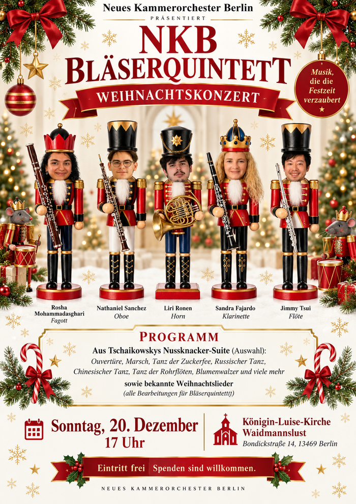 Plakat zum Konzert am 20.12.2026