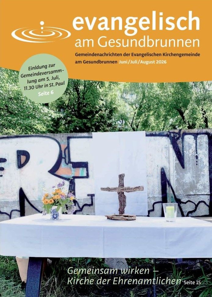 Gemeindebrief für Juni, Juli, August 26 Gemeindebrief für Juni, Juli, August 26