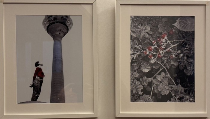 Roberto ist hier mit Fotografien vertreten: einerseits faszinieren ihn Motive aus der Natur, andererseits kühl wirkende Stadtansichten. Er experimentiert dabei geschickt mit den Möglichkeiten der digitalen Fotografie.