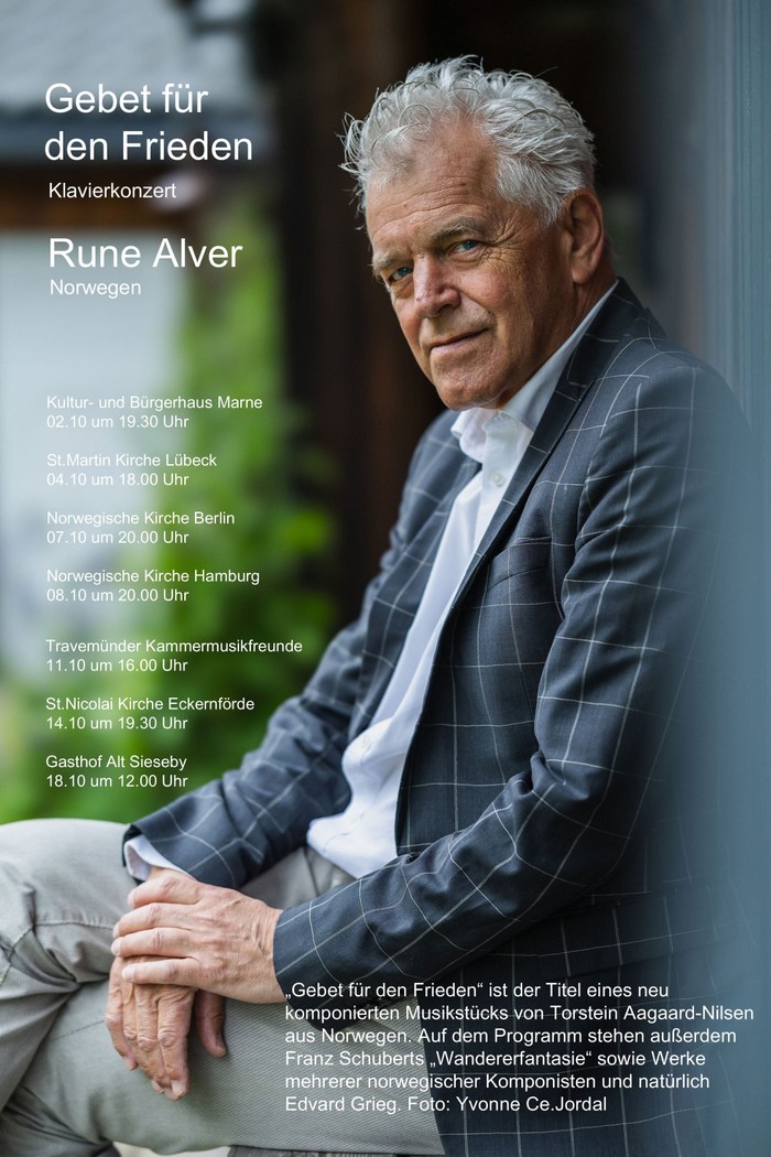 Plakat mit Foto von Rune Alver
