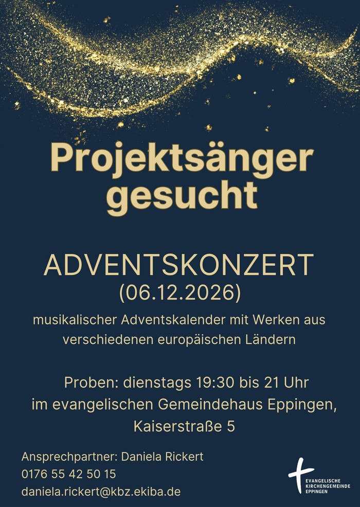 Projektsänger gesucht
