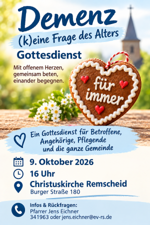 Einladung zum Gottesdienst am 8.10.2026