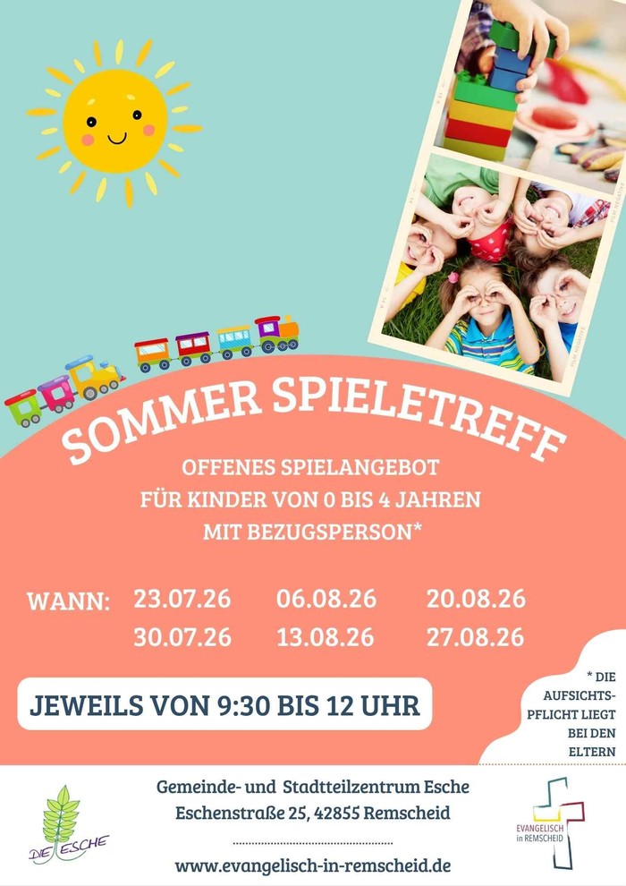 Plakat Sommerspieletreff 2026
